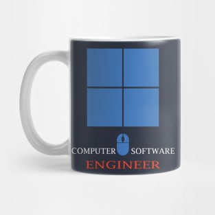 computer software engineer best design windows logo mouse Mug